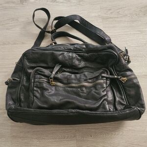Free people leather shoulder bag satchel